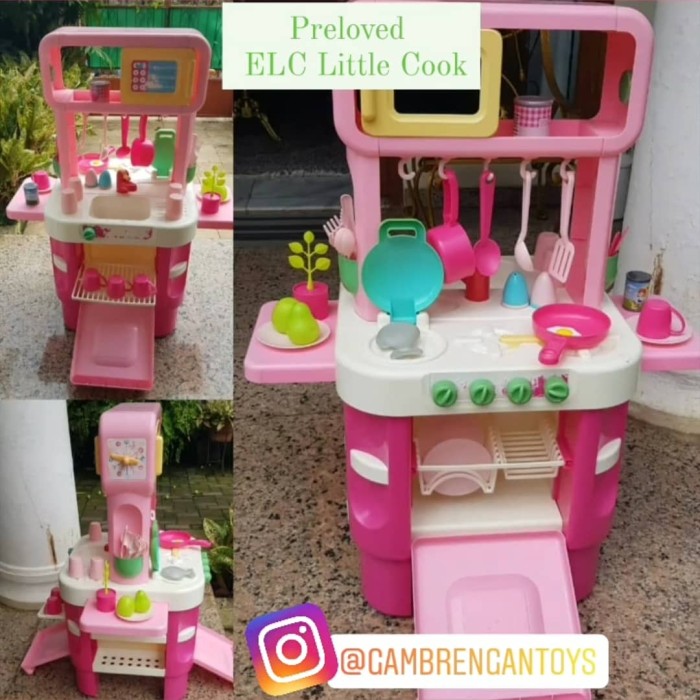 Preloved ELC Little Cook Kitchen set Pink mother care secondhand