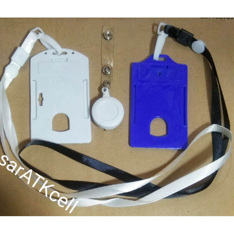 

Name Tag/ID Card Holder Warna Biru