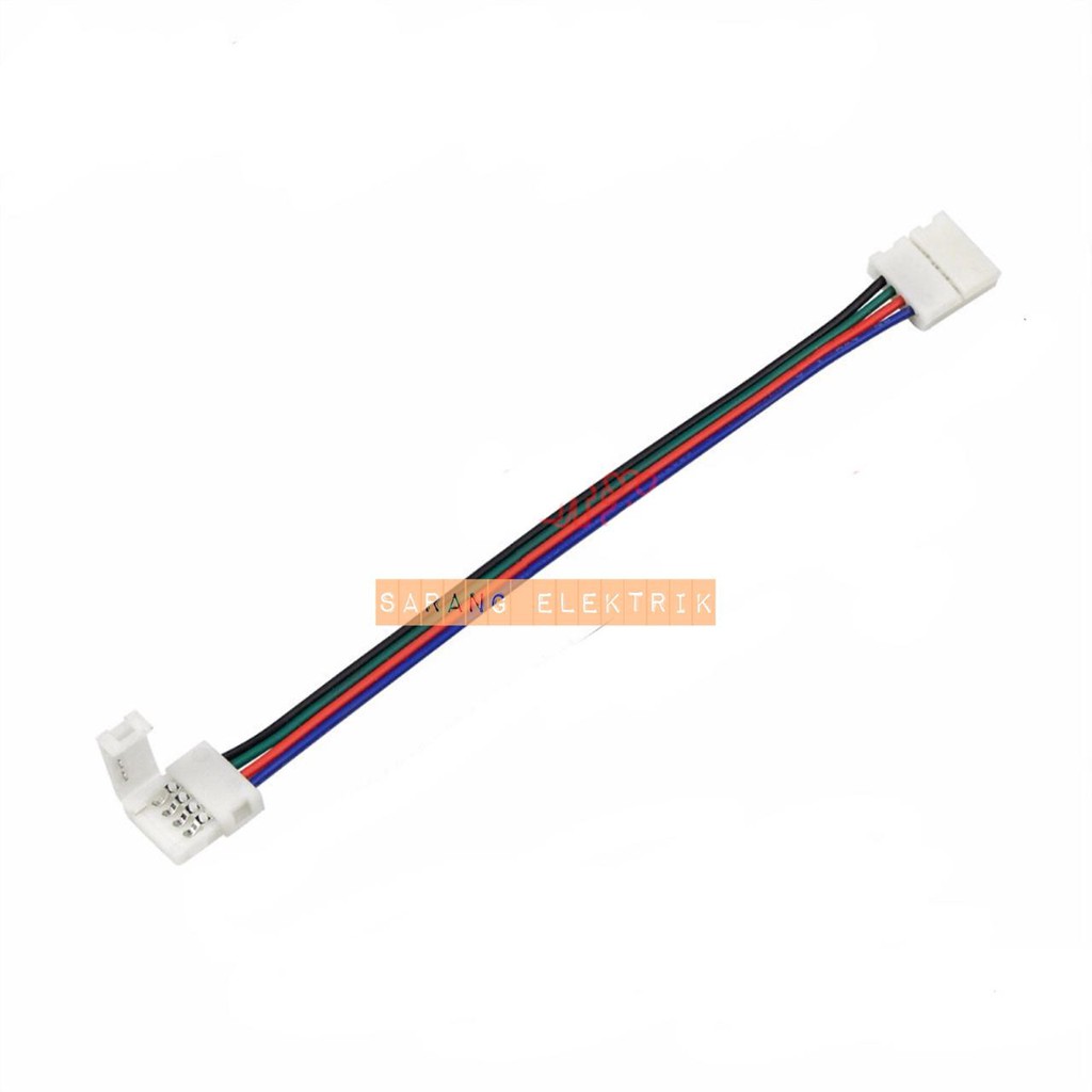 Konektor Connector Led Strip RGB Kabel ( 2kepala / 2sisi )