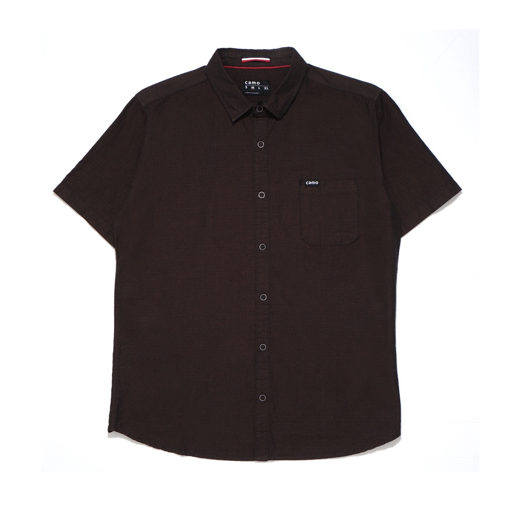 KEMEJA PENDEK 8049 BROWN | CAMO WARBROKE