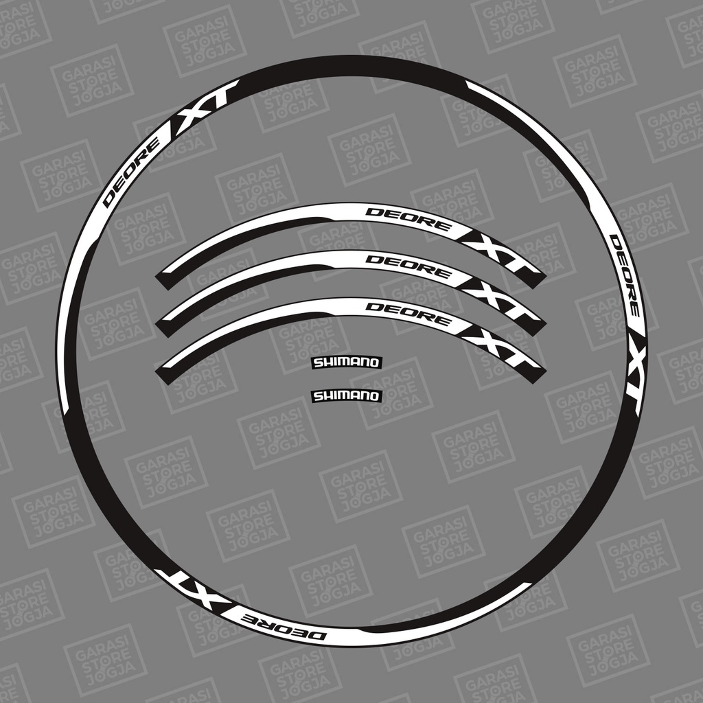 Decal Rims Deore XT