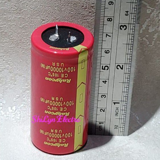 ELCO 10000UF 100V RUBYCON MERAH RED