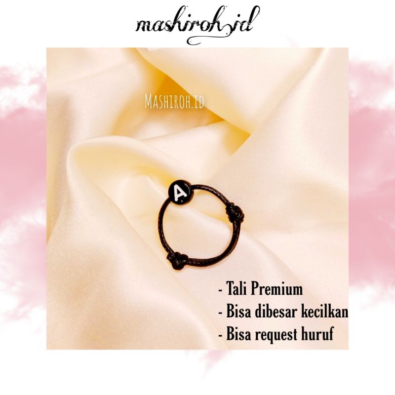 Cincin Inisial | Cincin Tali Inisial