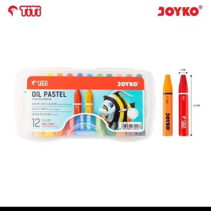 

KRAYON / CRAYON TITI 12 OIL PASTELS OP-12S