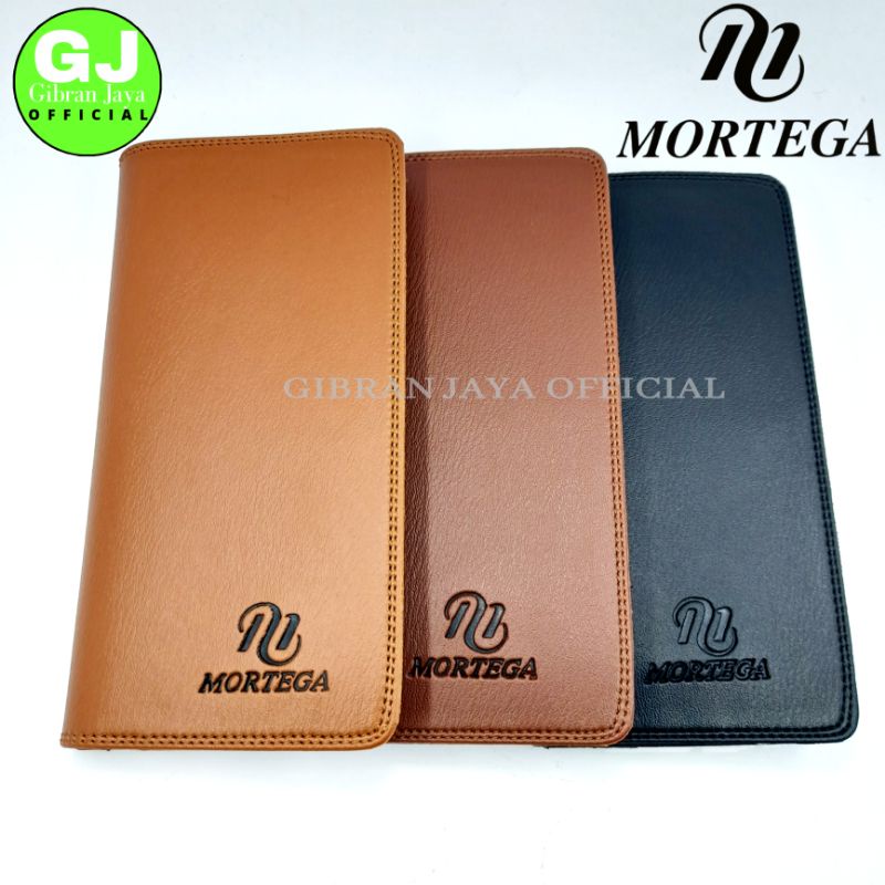 Dompet Pria dan Wanita Panjang  Kulit Sintetis 14 Slot Card  L