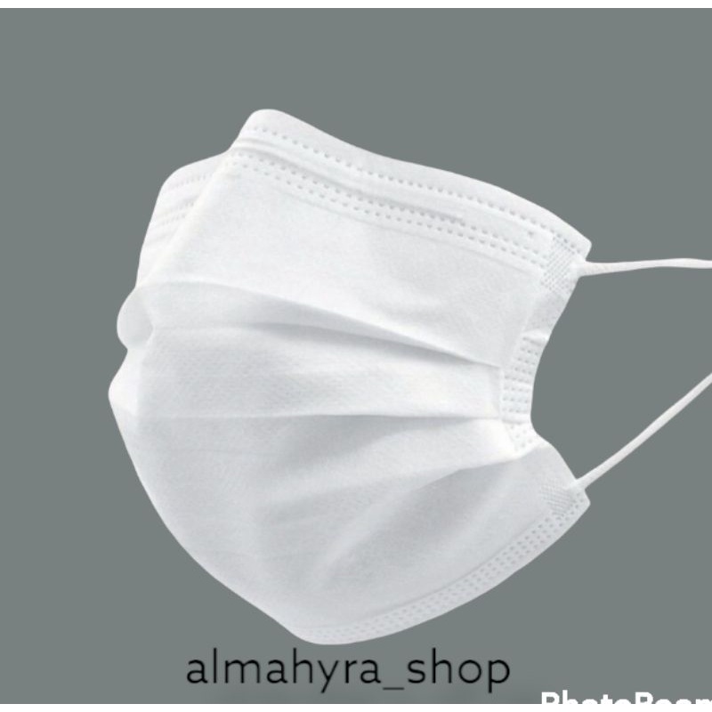 Masker Putih I Care 3 Ply Isi 50 Pcs/Earloop Putih I Care 3 Ply 50 Pcs/Disposable Face Mask I Care P
