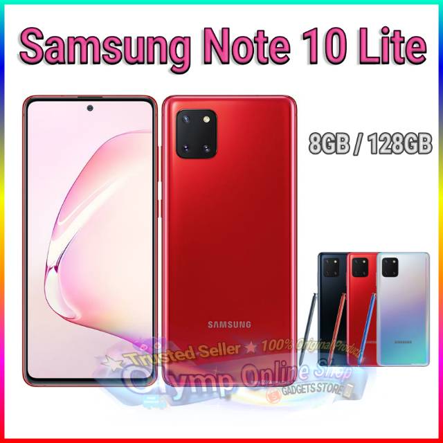 Samsung Note 10 Lite 8GB/128GB - NEW ORIGINAL BNIB (segel) - garansi