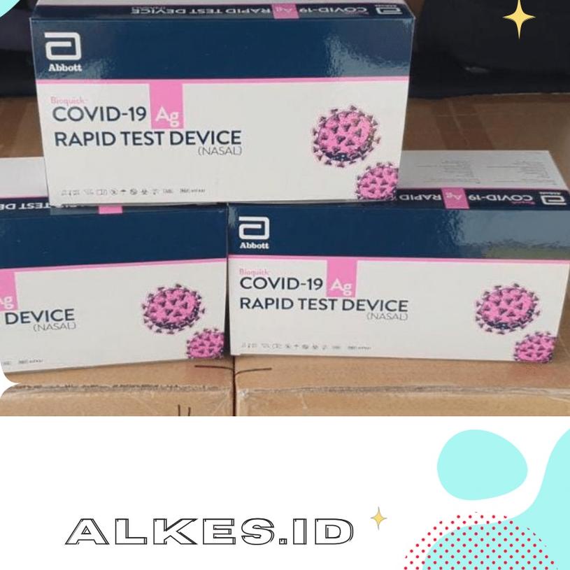 ✾ Abbott Antigen Nasal Swab Satuan Ecer Bioquick Abott Abbot ➢