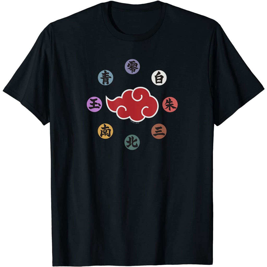 BAJU ANAK Naruto Shippuden Akatsuki Rings T-Shirt
