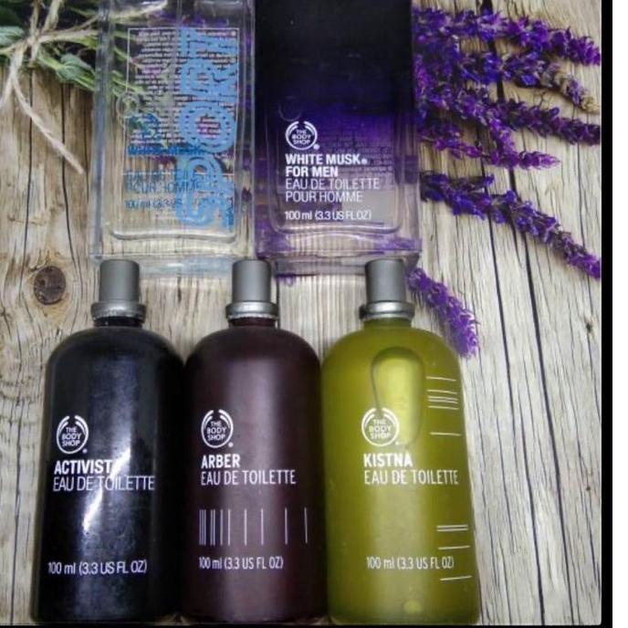 QA6V> The Body Shop Parfum EDT 100ml For Men Activist, Sport, Arber".,