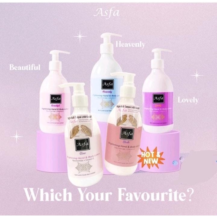 FREE GIFT ASFA Brightening Body Lotion 300ml Original