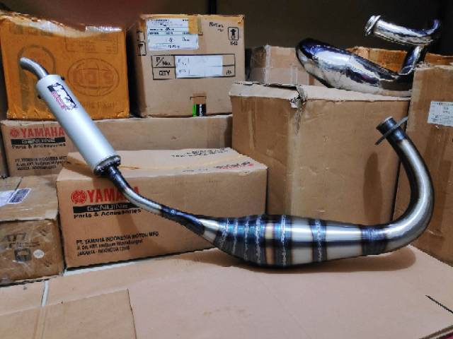 Knalpot RX King YKJ Racing Kolong King Repsol Riset Terbaru Original YKJ Racing-2