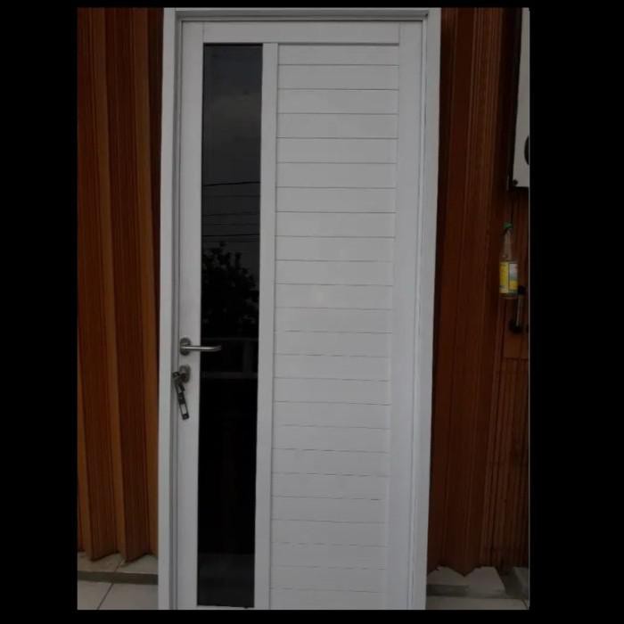 pintu alumunium / pintu kamar aluminium / pintu minimalis - Putih