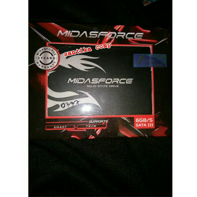 SSD 120GB MIDASFORCE SATA III SUPER LIGHTNING | Shopee Indonesia