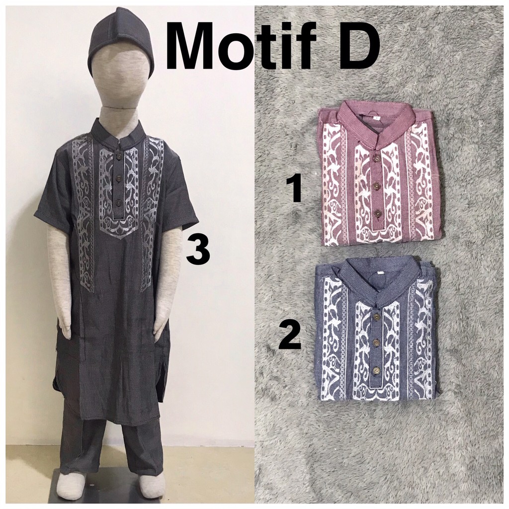 Baju Koko Anak Pakistan / Baju Muslim Anak Panjang 1-5 tahun