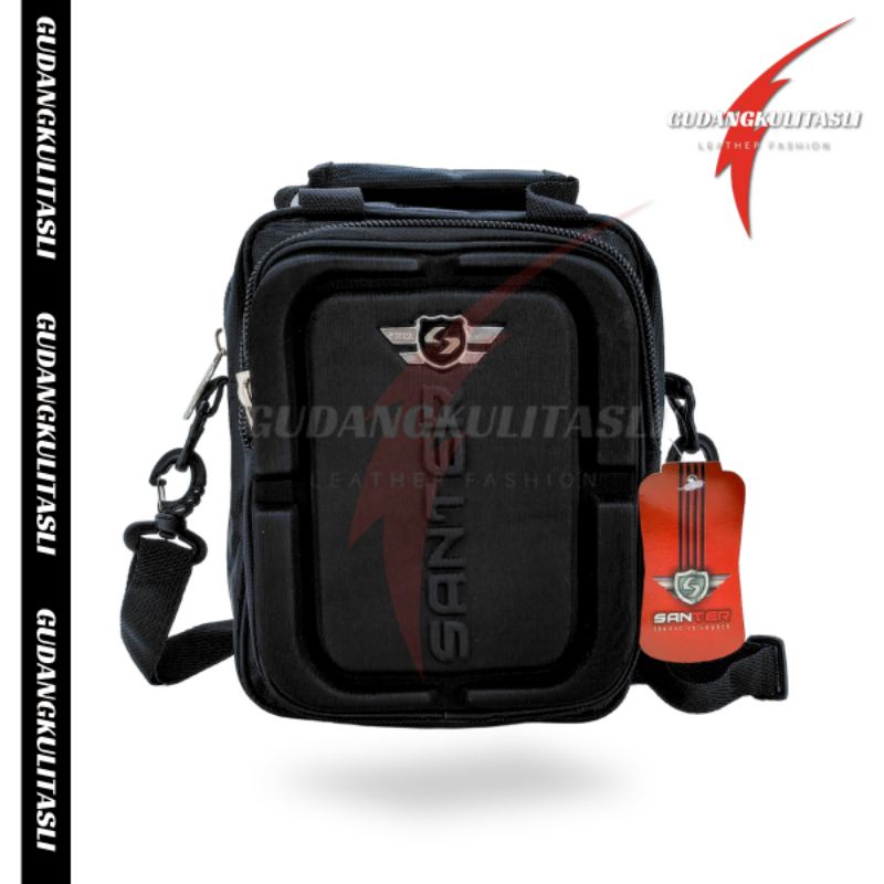 Tas Selempang Pria Santer Medium 10inch model SNR-MDR-1 Tas Pria Original