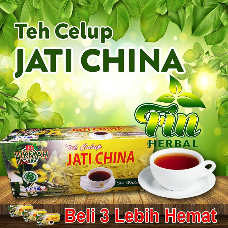 

Teh Jati Cina Celup isi 20 kantong / Teh Herbal Pelangsing DIET Ampuh