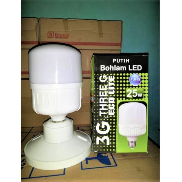 Lampu Led 30 WATT Jumbo laku laku 3G ECO LITE 25 WATT THREE G 25W hemat LED TABUNG MURAH GROSIR 30w