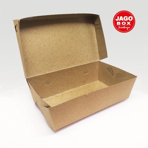 Lunch Box  M Kraft / Kemasan - Kotak Makanan Take Away