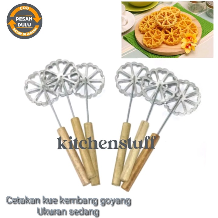 Cetakan kembang goyang anti lengket Cetakan kue kering kembang goyang Cetakan kue kembang goyang