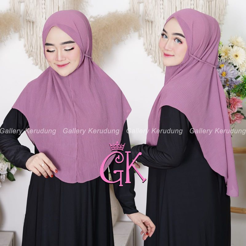 Jilbab Instan Bergo Plisket By GK