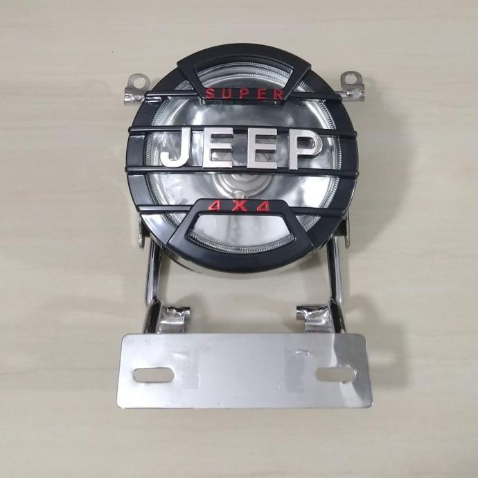 Breket kuping lampu bulat pesek model tulang khusus motor Rx king centralvar89 Berkualitas