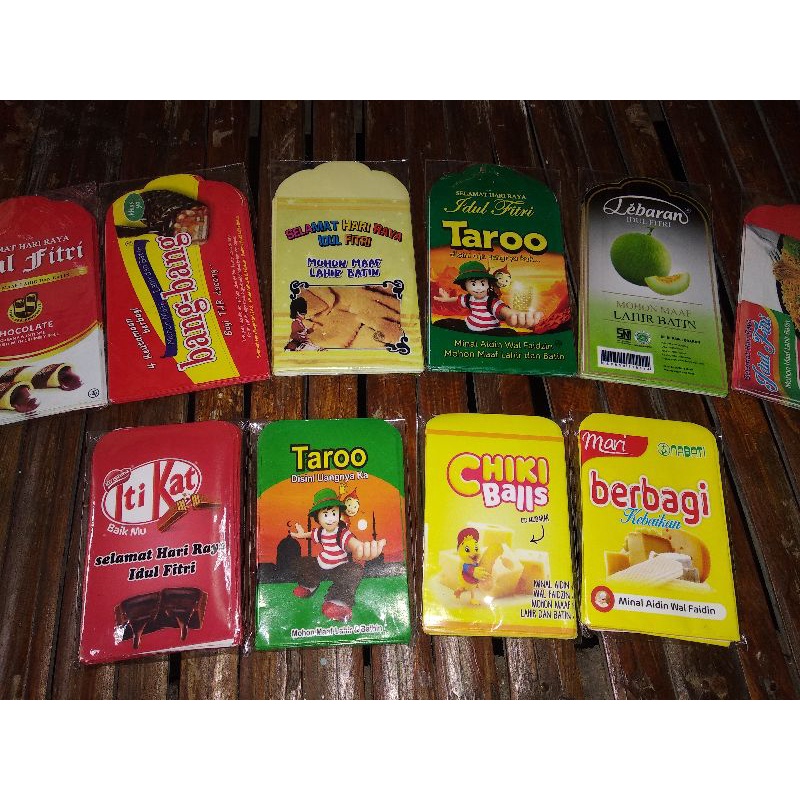 

VIRAL !!! 50 Pcs Amplop Lebaran Snack Murah Unik