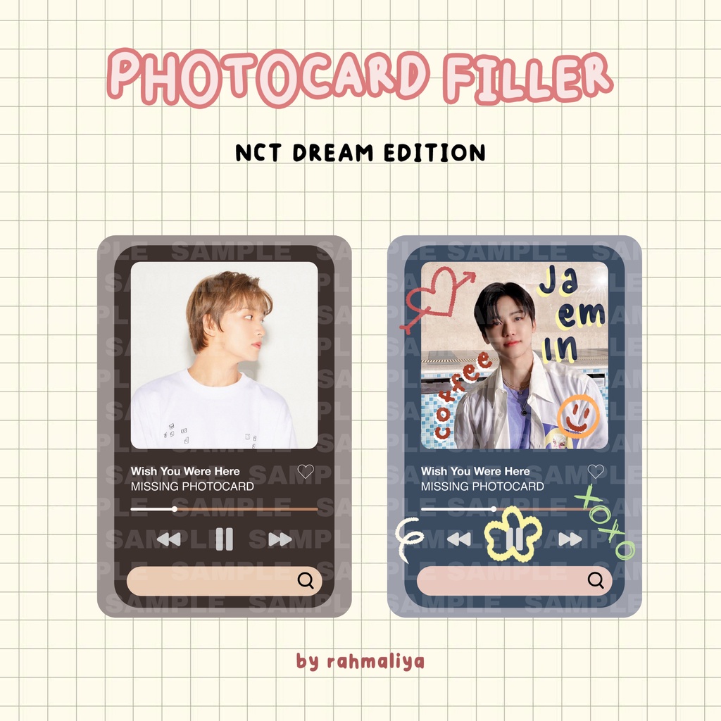 

[NCT DREAM EDITION] Binder / Photocard Filler by al