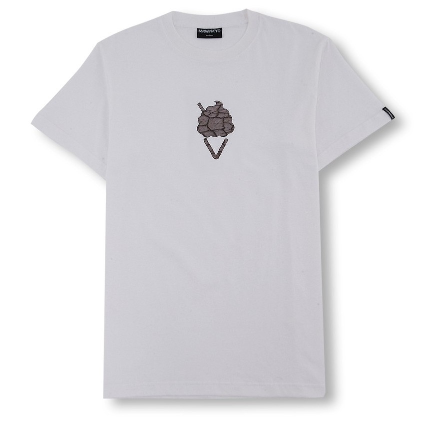 

SundaySundayCo - Kaos Pria - Earth Cone white