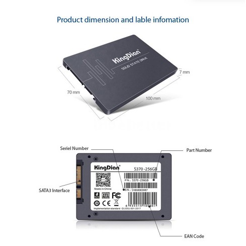 SSD KINGDIAN 256GB