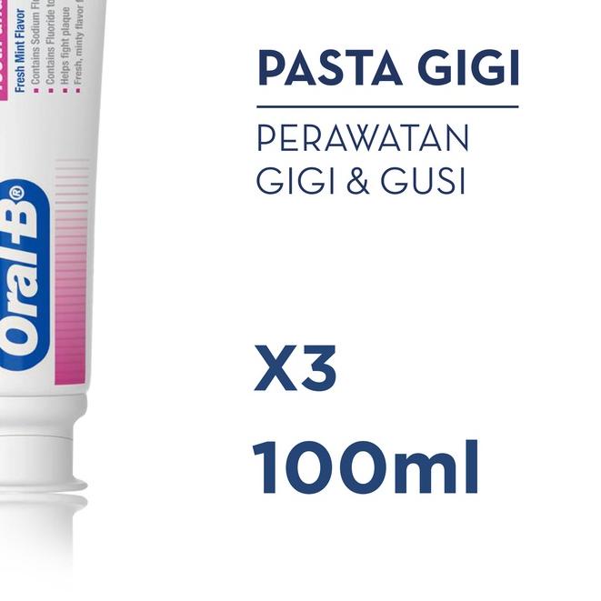 ➻ Oral-B Tooth and Gum Care Paste x3 ☻