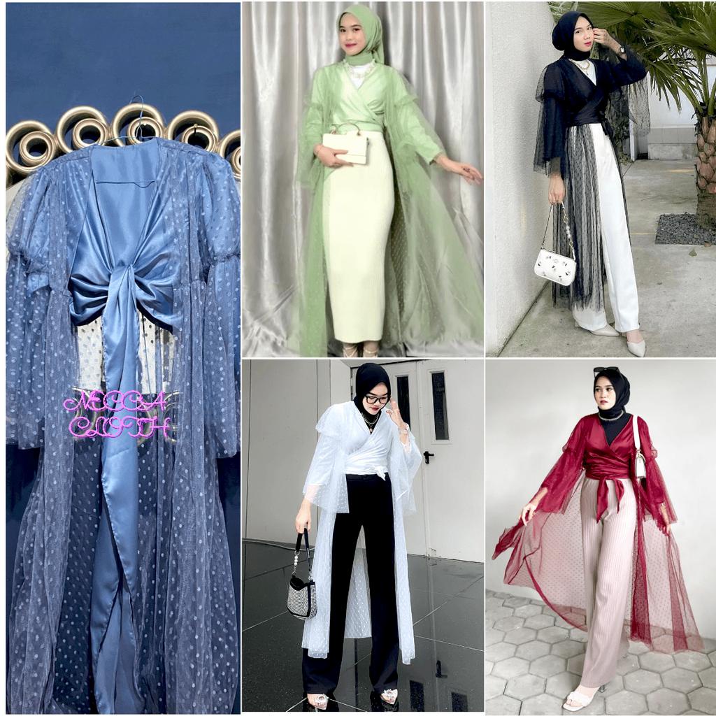 OUTER WANITA/OUTER KONDANGAN/OUTER TULLE/OUTER CANTIK/OUTER PANTAI/OUTER POLOS/LONG OUTER/RAINA OUTE