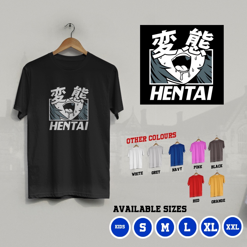 K/984 Kaos Hentai Anime Premium T-Shirt Anak dan Dewasa