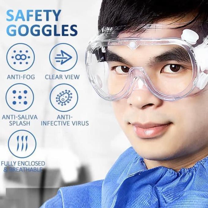 KACA MATA MEDIS SAFETY/KACA MATA PELINDUNG MATA ANTI VIRUS