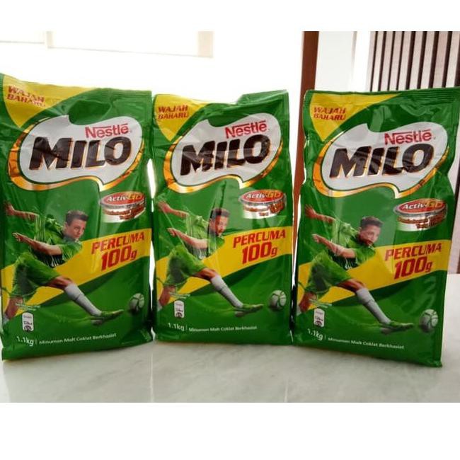 

[Terkece Se-RI] Milo reffil malaysia 1kg free 100gram