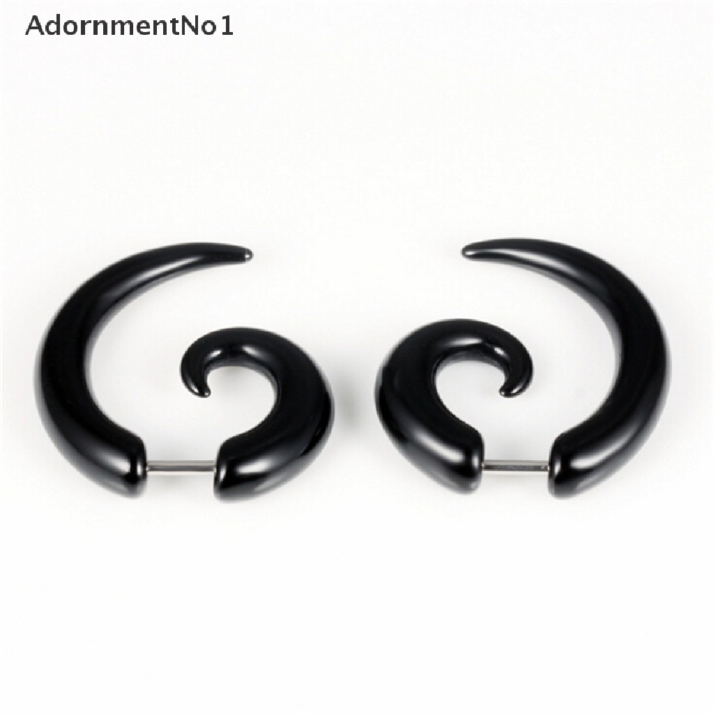 (AdornmentNo1) Anting Tusuk Gaya Punk Rock Bahan PVC Anti Alergi Untuk Pria / Wanita