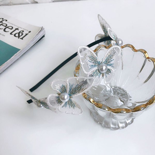 bando kupu kupu fresh summer butterfly hairband jba036 (1C3)