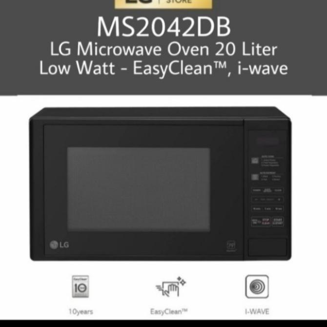 microwave oven LG ms2042 d low watt ready stock
