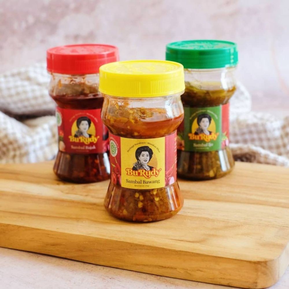 

Sambal bawang/ijo/bajak bu rudi original