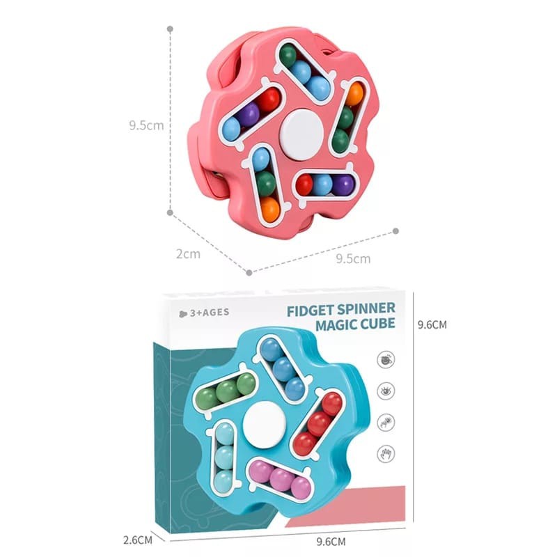 Laristerus79 FINGERTIP GYRO rubik cube fidget spinner rubik kacang mainan edukasi anak dewasa