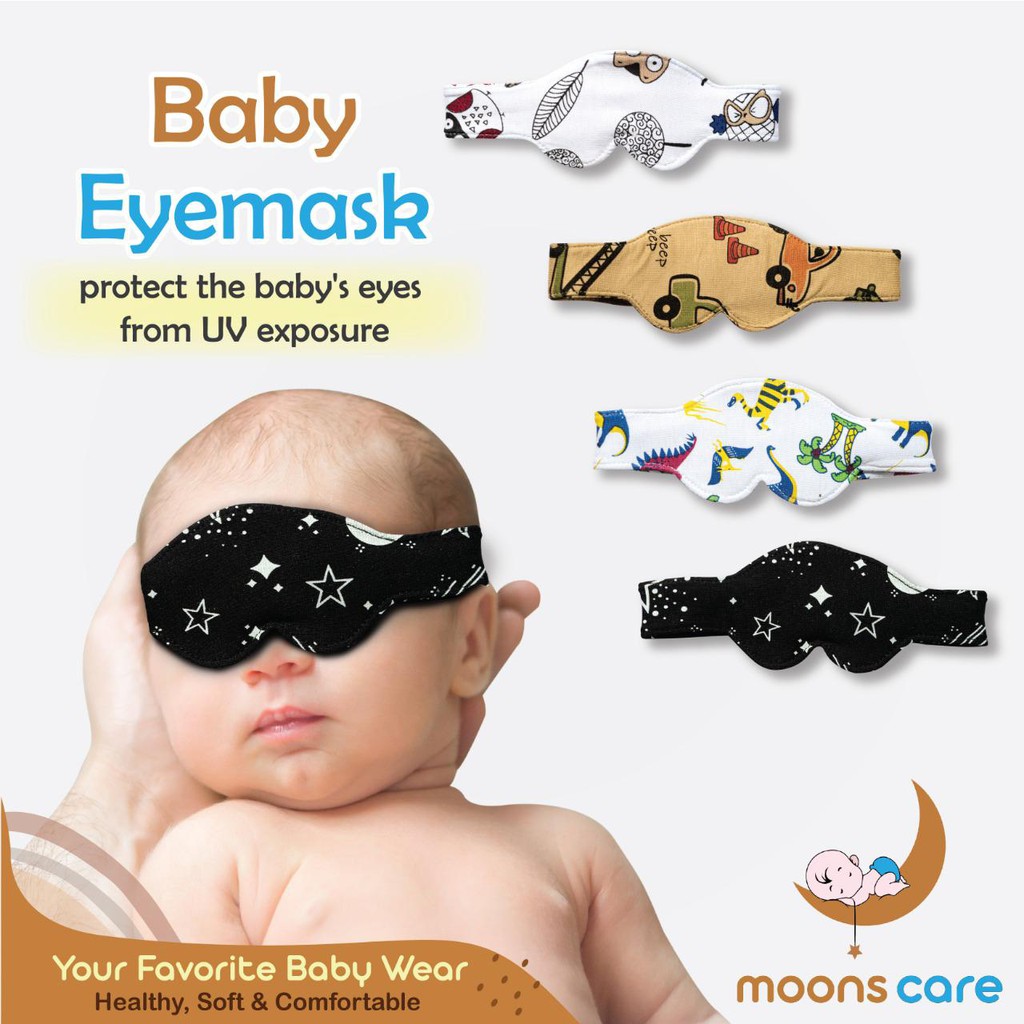 KACAMATA Jemur Bayi Moons Baby Eye Mask Protector  Kaca mata jemur bayi kacamata sun protector baby