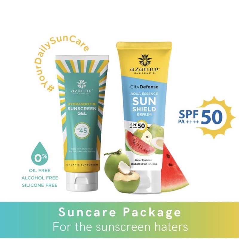 SUNSCREEN AZARINE SPF 45 &amp; 50 PA++++