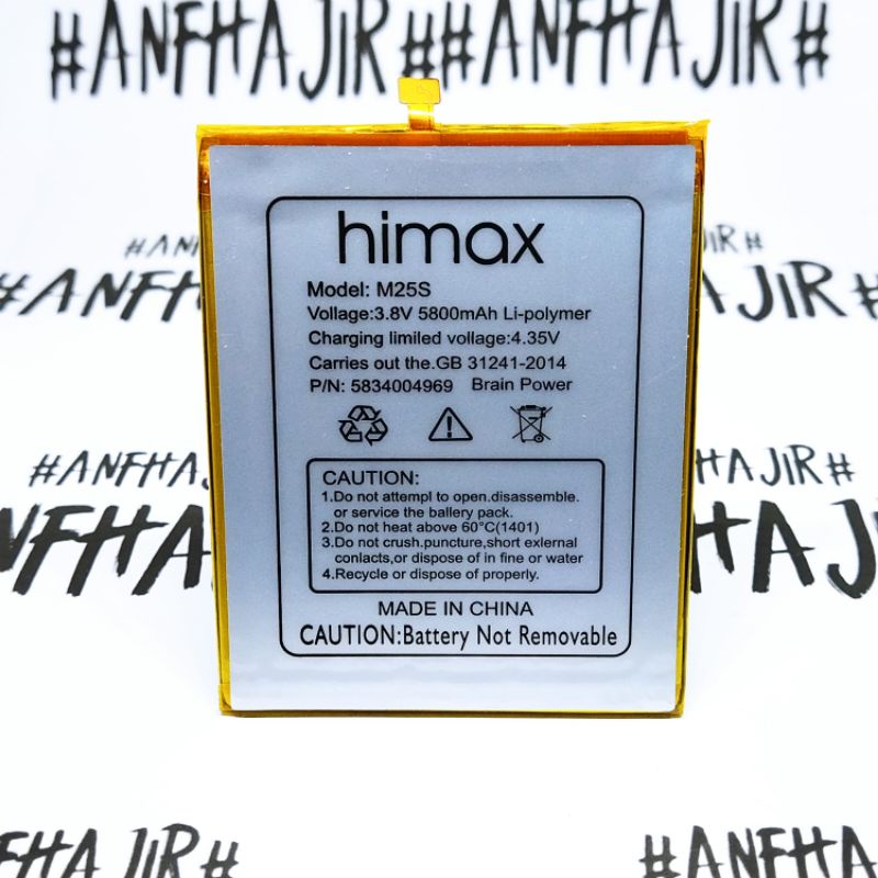 BATRE BATREI BATERAI BATTERY HIMAX KING K1 K 1 M25S M25 S M 25S M 25 S (5800 mAh) ORIGINAL BATERAI H