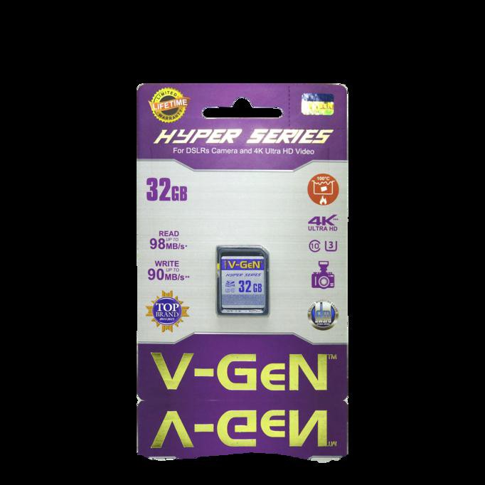 Glp78740G0 Sdhc V-Gen 32Gb Hyper Class 10 98Mb/S (Sdcard Vgen Memory Kamera)