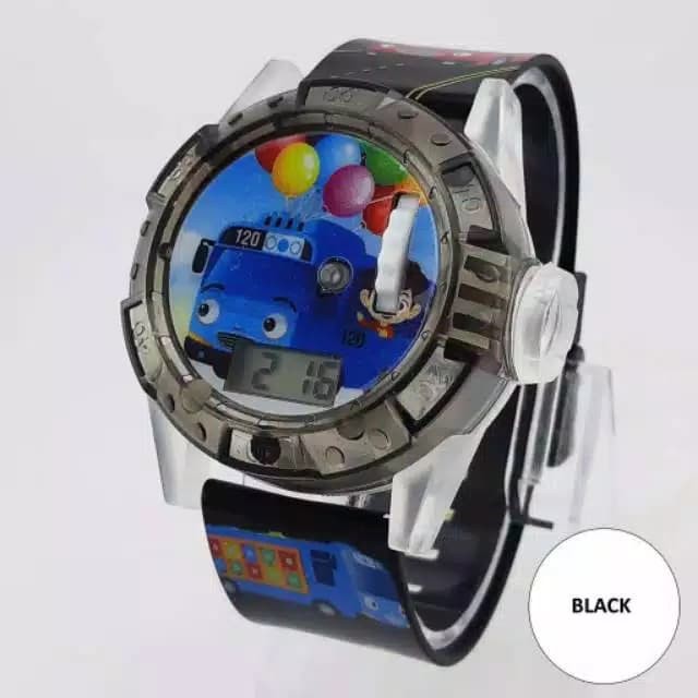 jam tangan karater led musik farian tayo