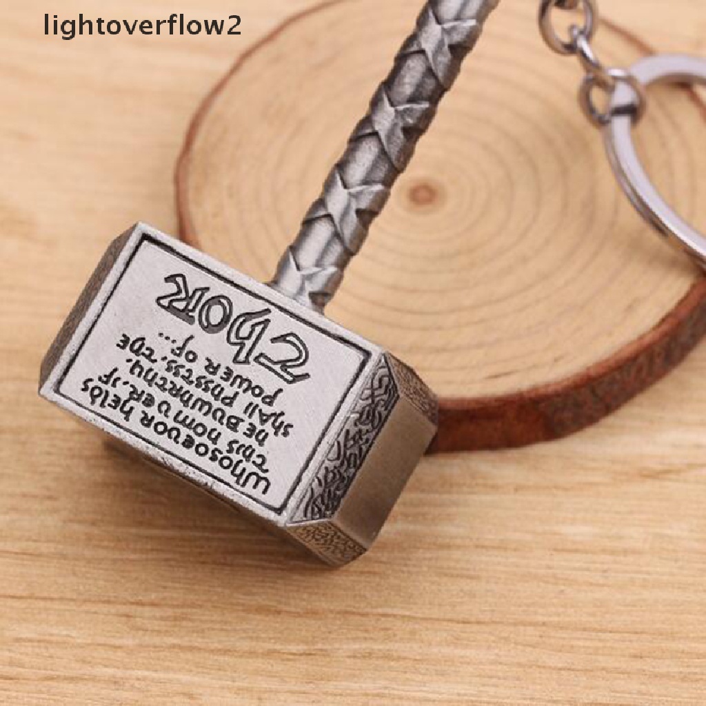 (lightoverflow2) Gantungan Kunci Palu Thor Avengers