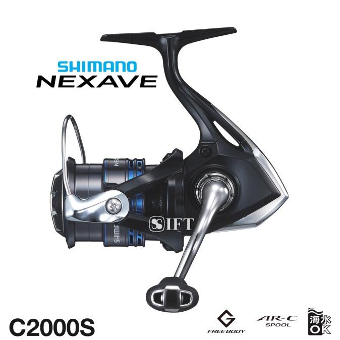 Reel Shimano NEXAVE FI 1000 2500 C3000 4000 C5000 HG 2021 Pancing Ori