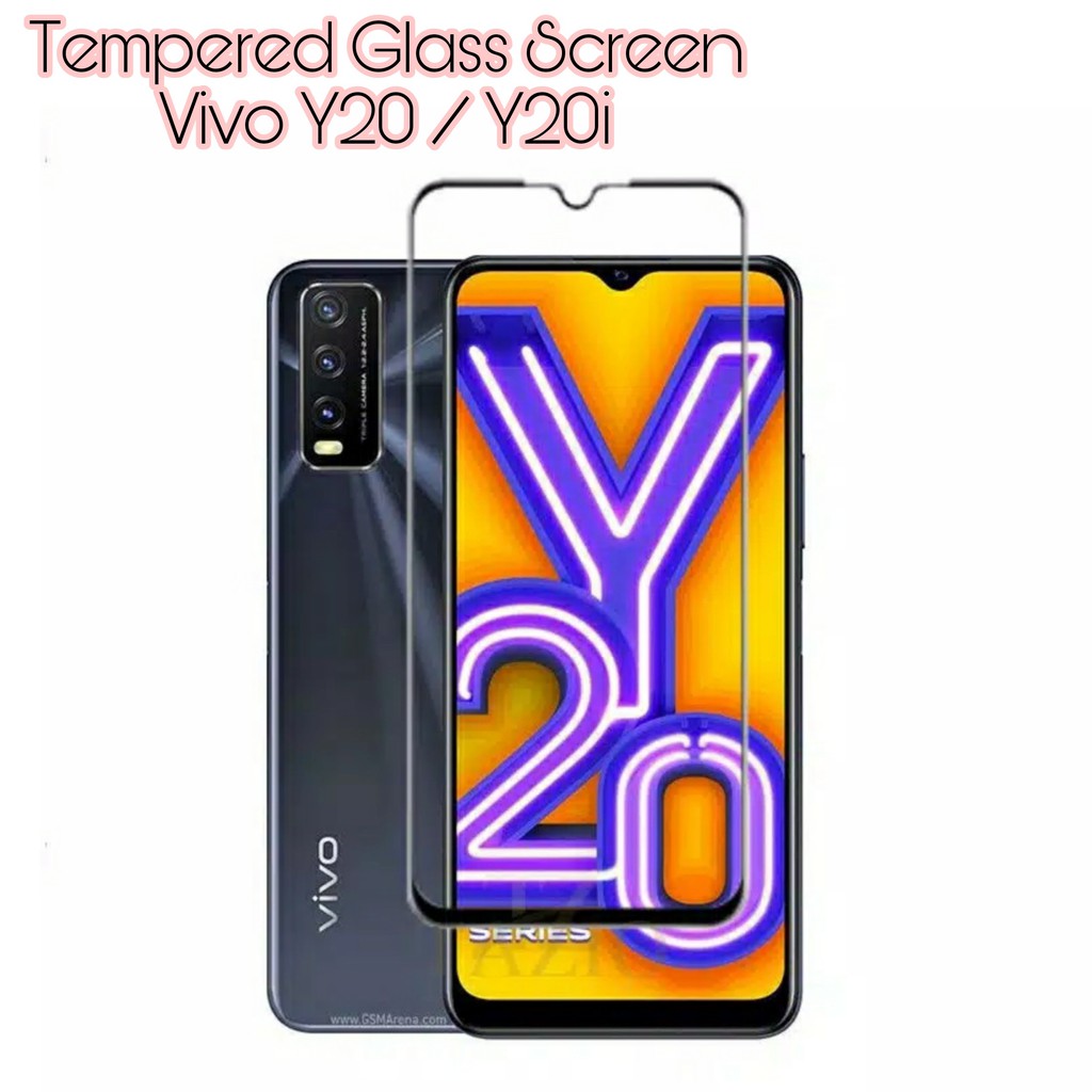 Tempered Glass Vivo Y20 / Vivo Y20i Screen Protector Handphone Pelindung Layar Kaca