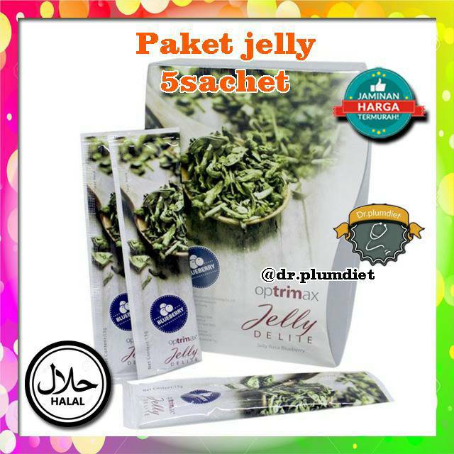 Optrimax Jelly Delite Detox Kurus Slim 5pcs Optrimax Herbal Original Aman Healthy
