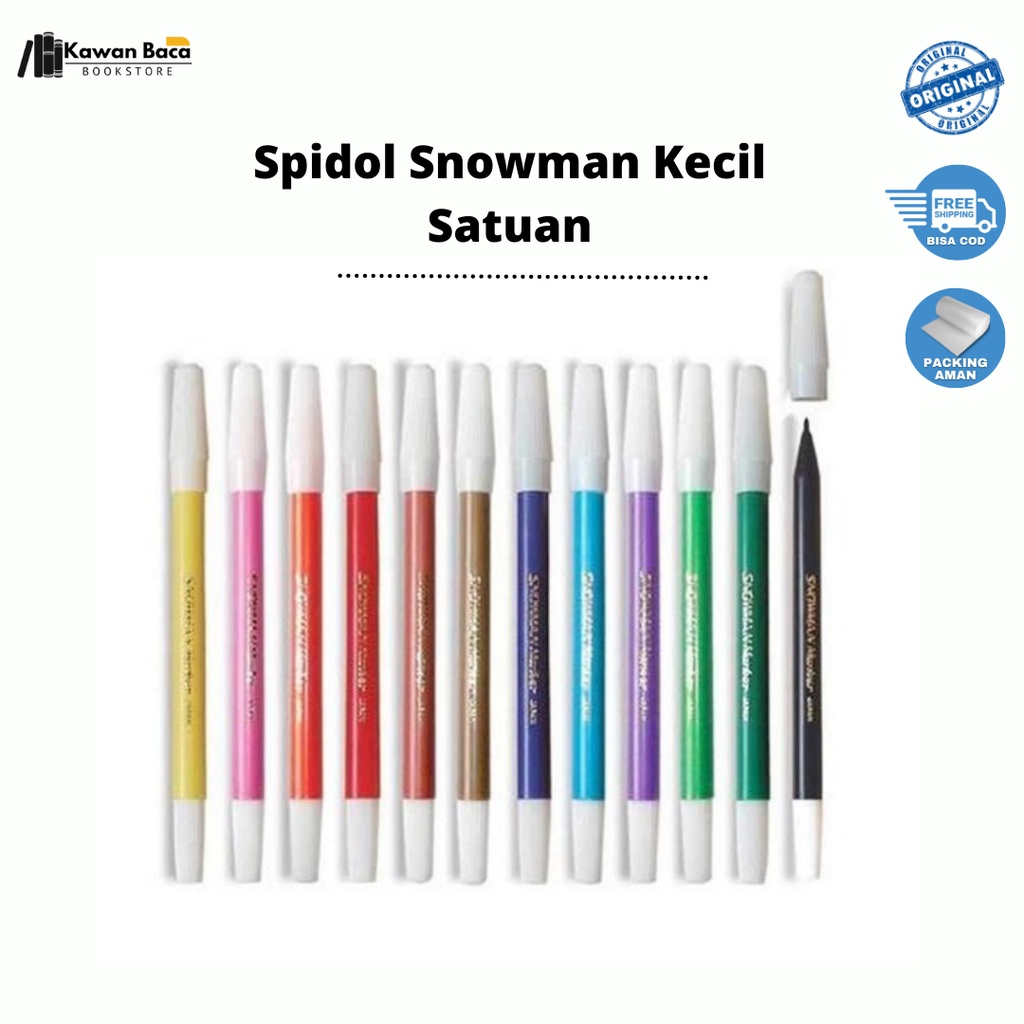 

Spidol Snowman Kecil Satuan